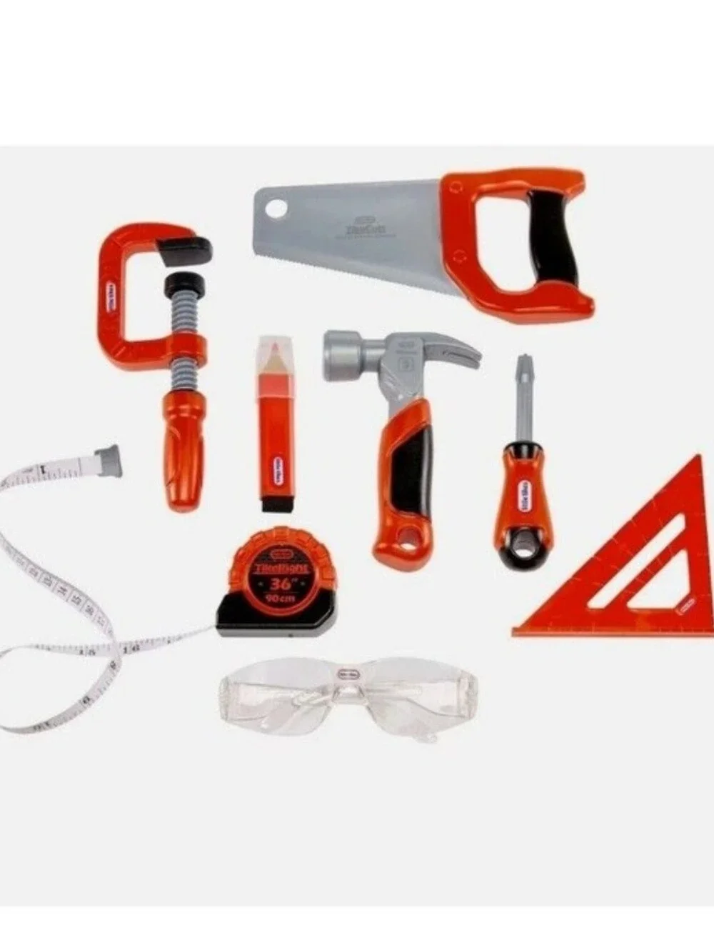 NEW Little Tikes Creative Construction Master Carpenter Set 114 Accessories gift
